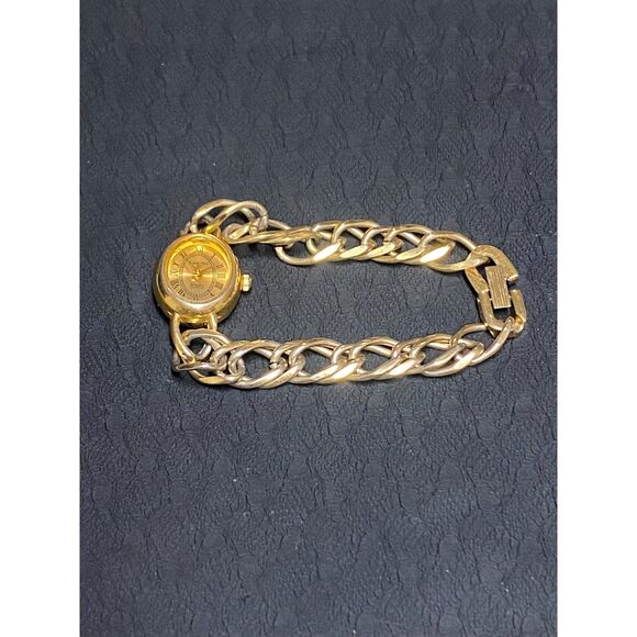 Vanity Fair by Gruen Chain Watch | Roman Numeral Dial | Gold-Tone - Picture 8 of 8